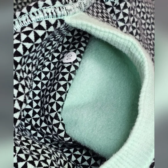 Lululemon Scuba Double Diamond Hooded Lined Zip-Up teal Hoodie Jacket - Picture 3 of 10